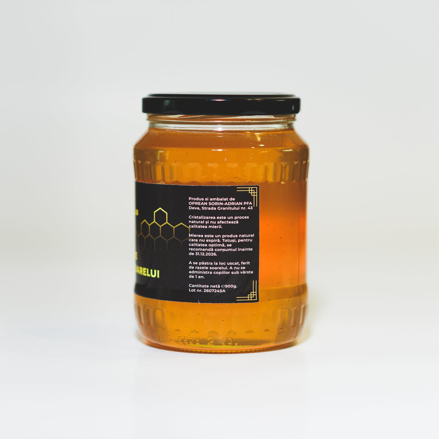 Miere de floarea-soarelui 900g